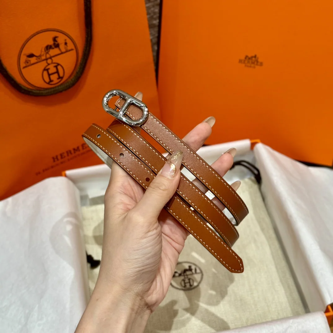 에르메스 셰느당크르 H버클 양면 벨트 175205