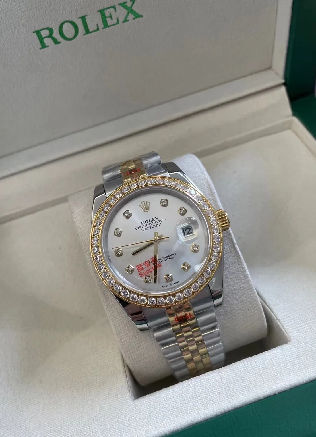 롤렉스 41MM316 L 스테인리스 남성용 손목시계 상세 이미지 4