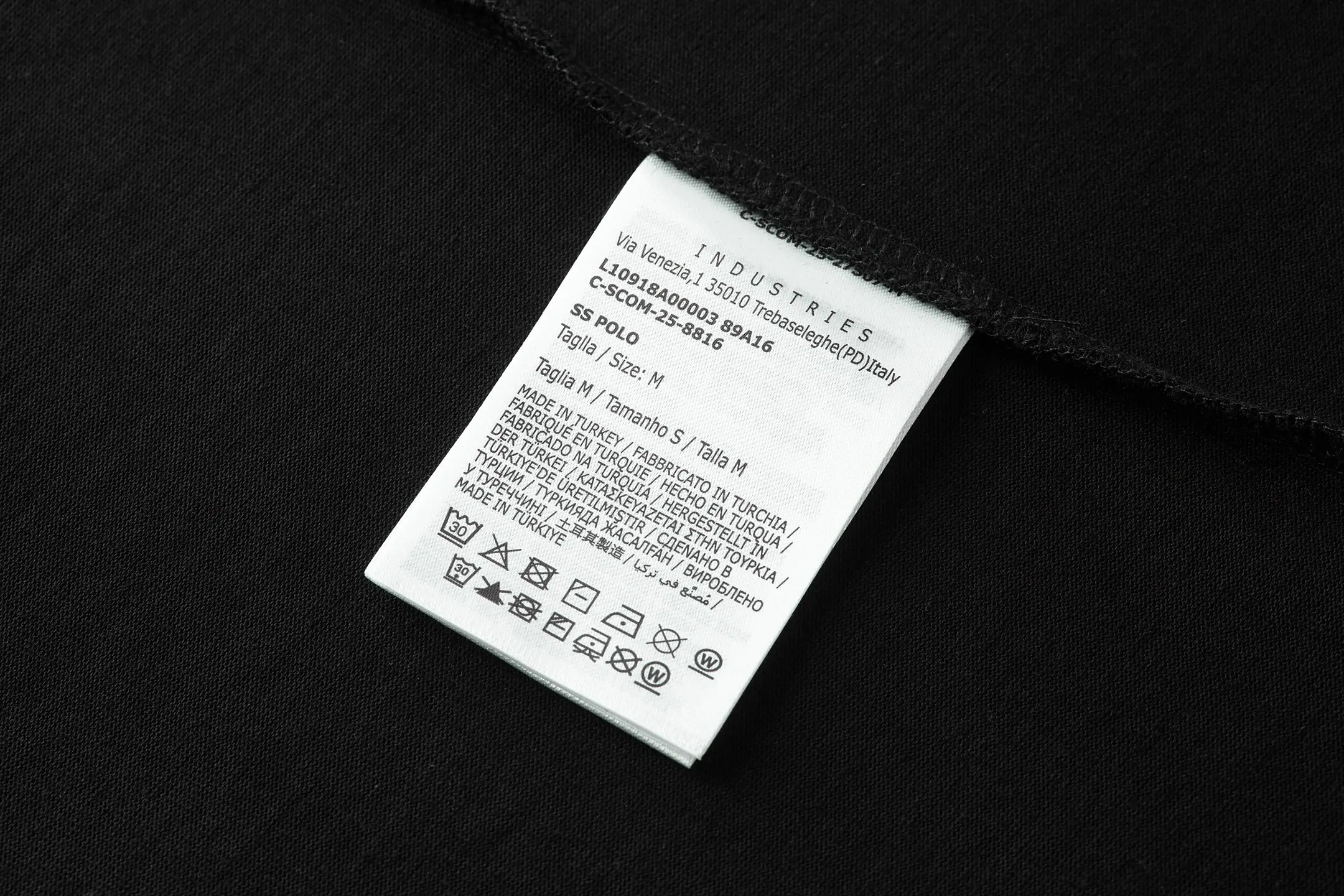 몽클레어 로고 자수 크루넥 코튼 저지 남성 반팔 티셔츠 상세 이미지 9