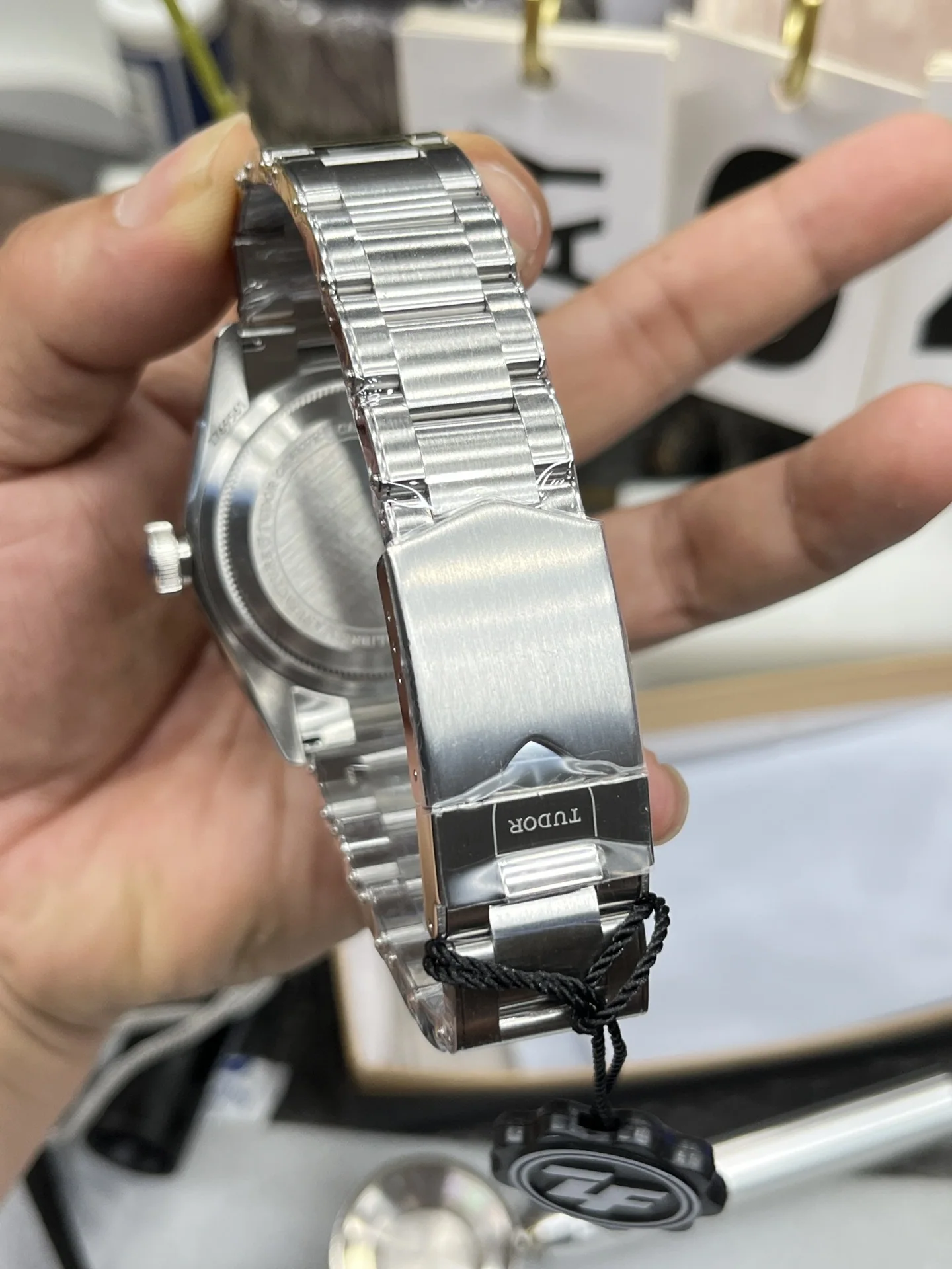 튜더 블랙베이 GMT 레드 블루 베젤 ZF 공장 2836 오토매틱 남성 시계 레플리카 45587 Tudor 상세 이미지 8