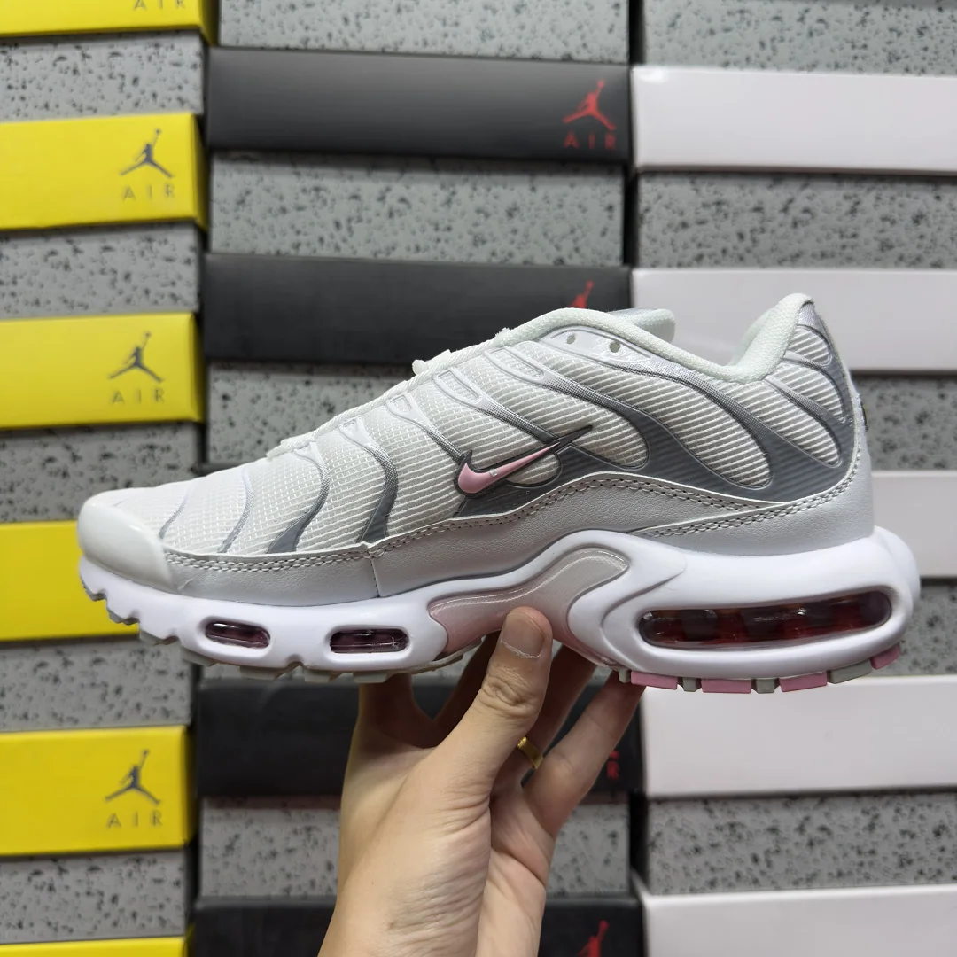 나이키 [BD] 에어 맥스 플러스 HF0107-100 201848 Nike Air Max Plus Summit White Pink Rise 상세 이미지 7