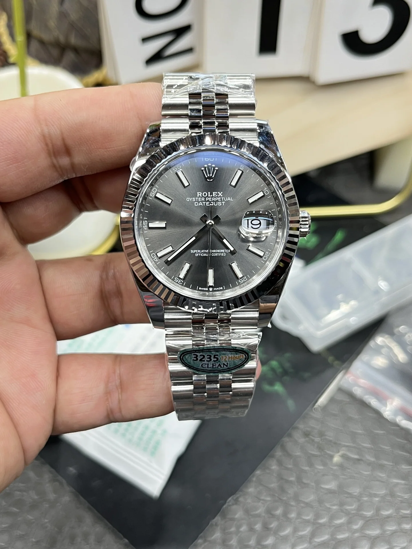 롤렉스 데이트저스트 41MM3235 무브먼트 레플리카 43220 Rolex 상세 이미지 1