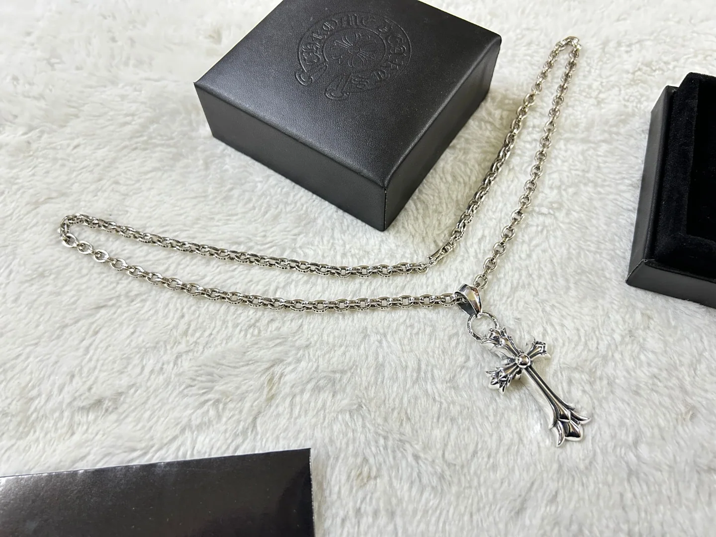 크롬하츠 더블 크로스 목걸이 상세 이미지 2