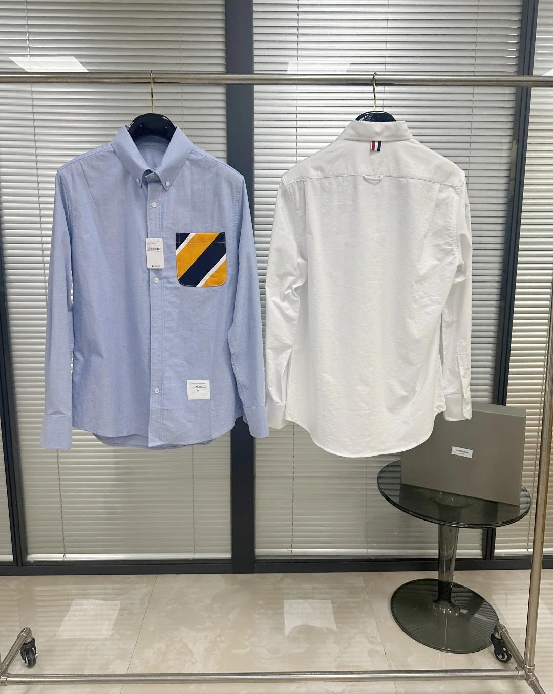 톰브라운 컬러풀 포켓 긴팔 셔츠 상세 이미지 3