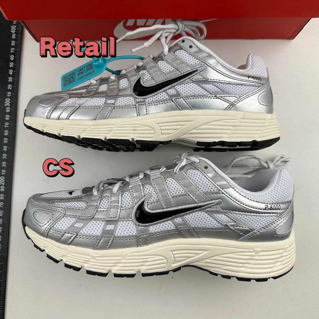 나이키 [CS] P 6000 CD6404-105 201531 Nike P-6000 White Metallic Silver Flat Black 상세 이미지 10