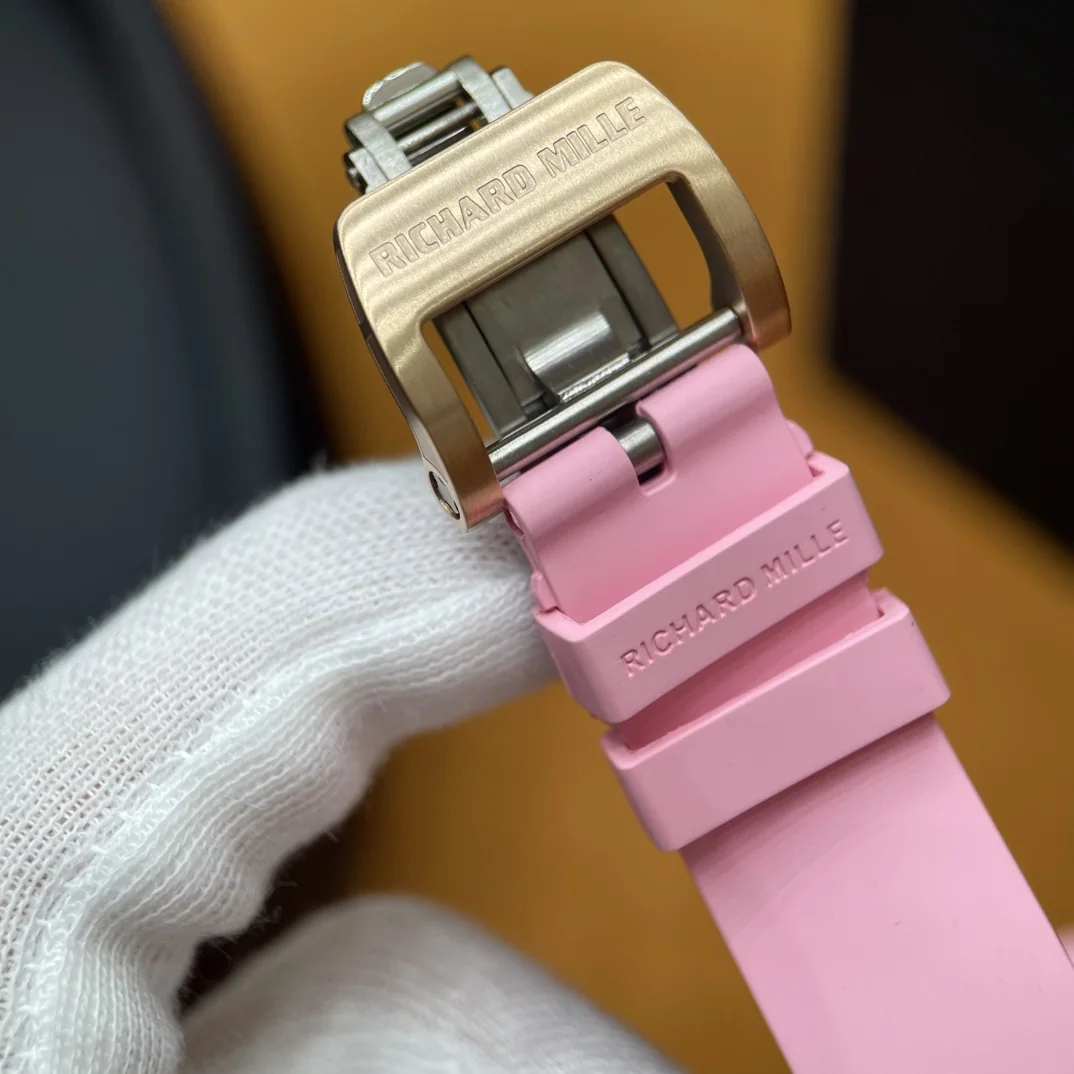 리차드밀 RM 07-01 핑크 세라믹 사파이어 티타늄 다이아 남성 시계 레플리카 44971 Richard Mille 상세 이미지 7