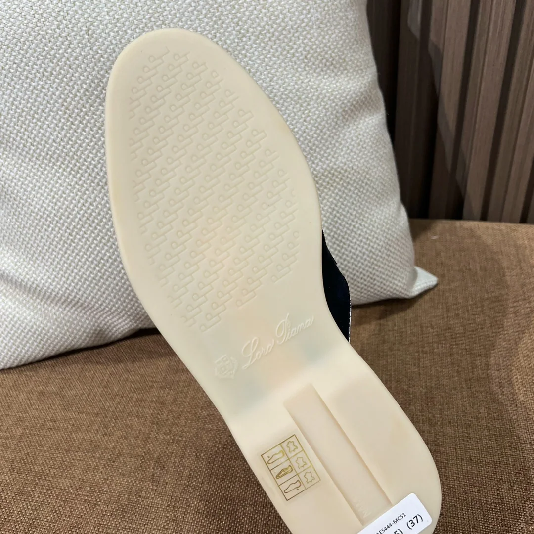 로로피아나 남색 파이핑 클래식 슬리퍼 9784 상세 이미지 9