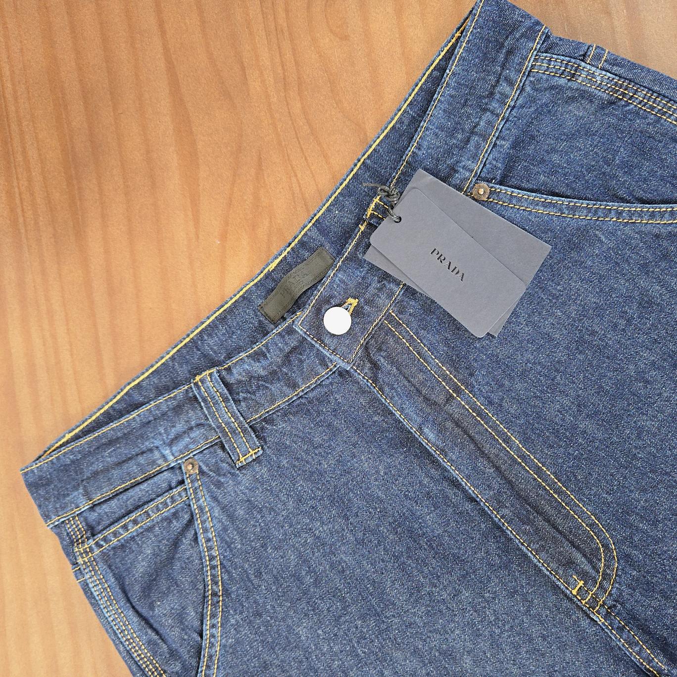 프라다 24 SS 데님 남성 반바지 24SS 상세 이미지 3