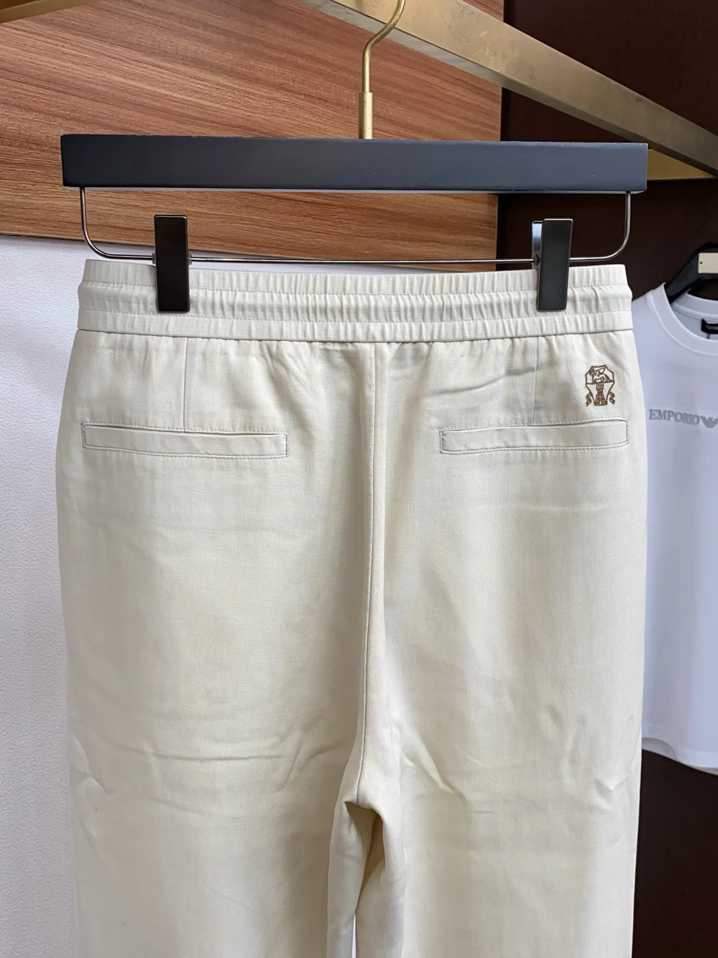 브루넬로쿠치넬리 면마 혼방 남성 바지 상세 이미지 9