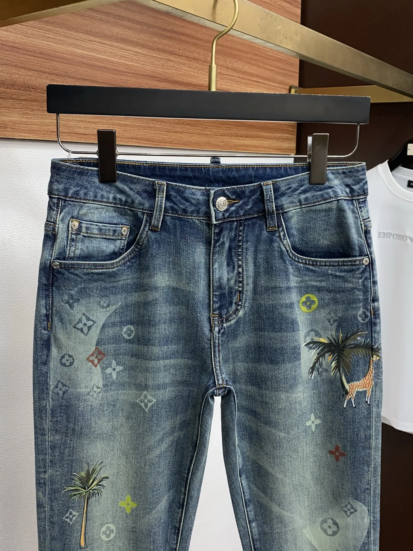 루이비통 데님 청바지 상세 이미지 3