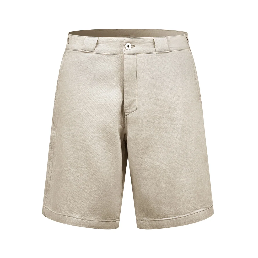 프라다 로고 데님 트라이앵글 블랙 남성 의류 레플리카 46938 Prada Shorts 상세 이미지 1