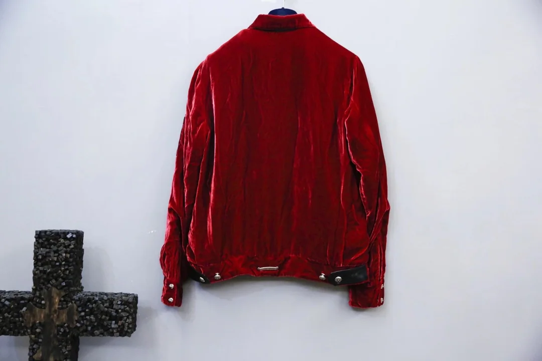 크롬하츠 레드벨벳 코튼 혼방 남성 자켓 상세 이미지 9
