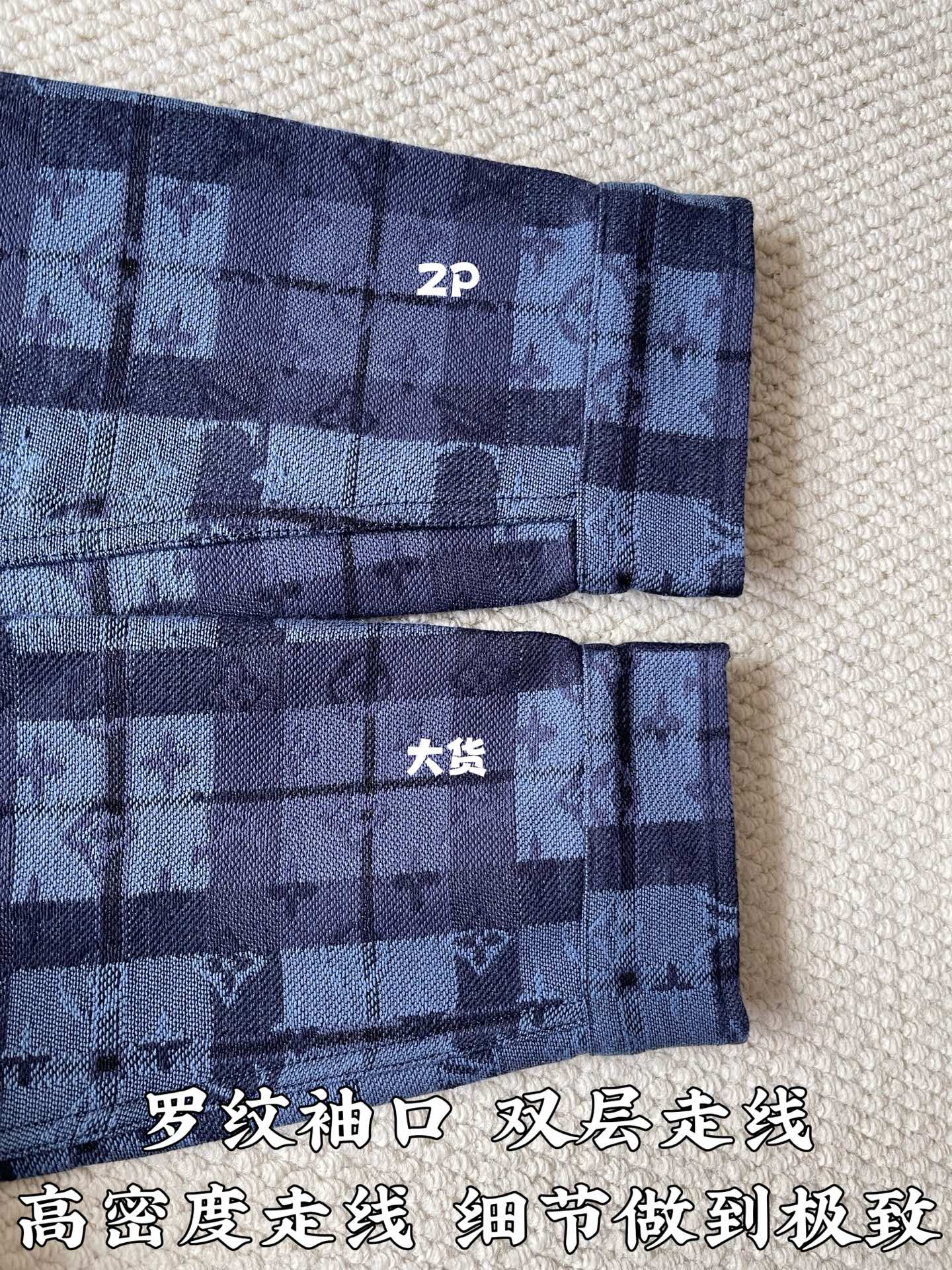 루이비통 모노그램 자카드 셔츠 재킷 긴팔 상세 이미지 6