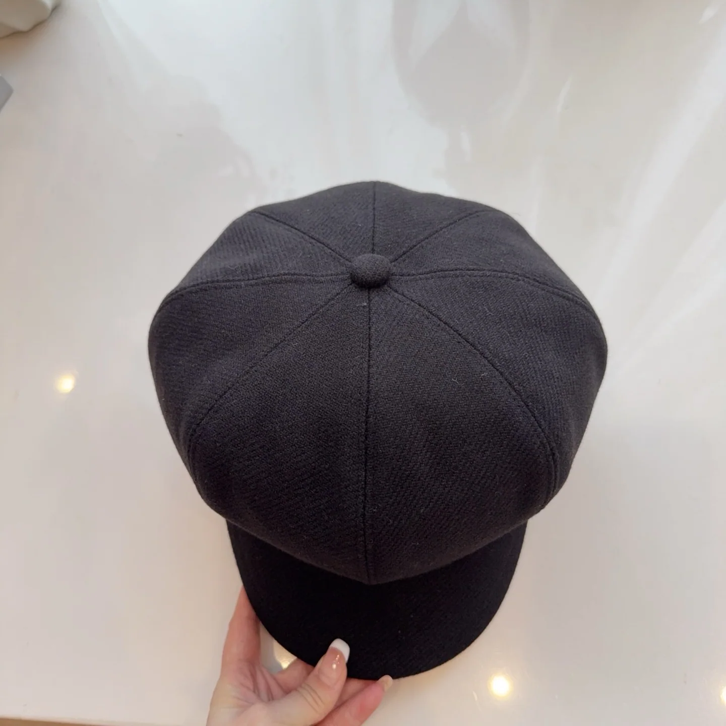 루이비통 울 팔각형 덕빌 모자 상세 이미지 8