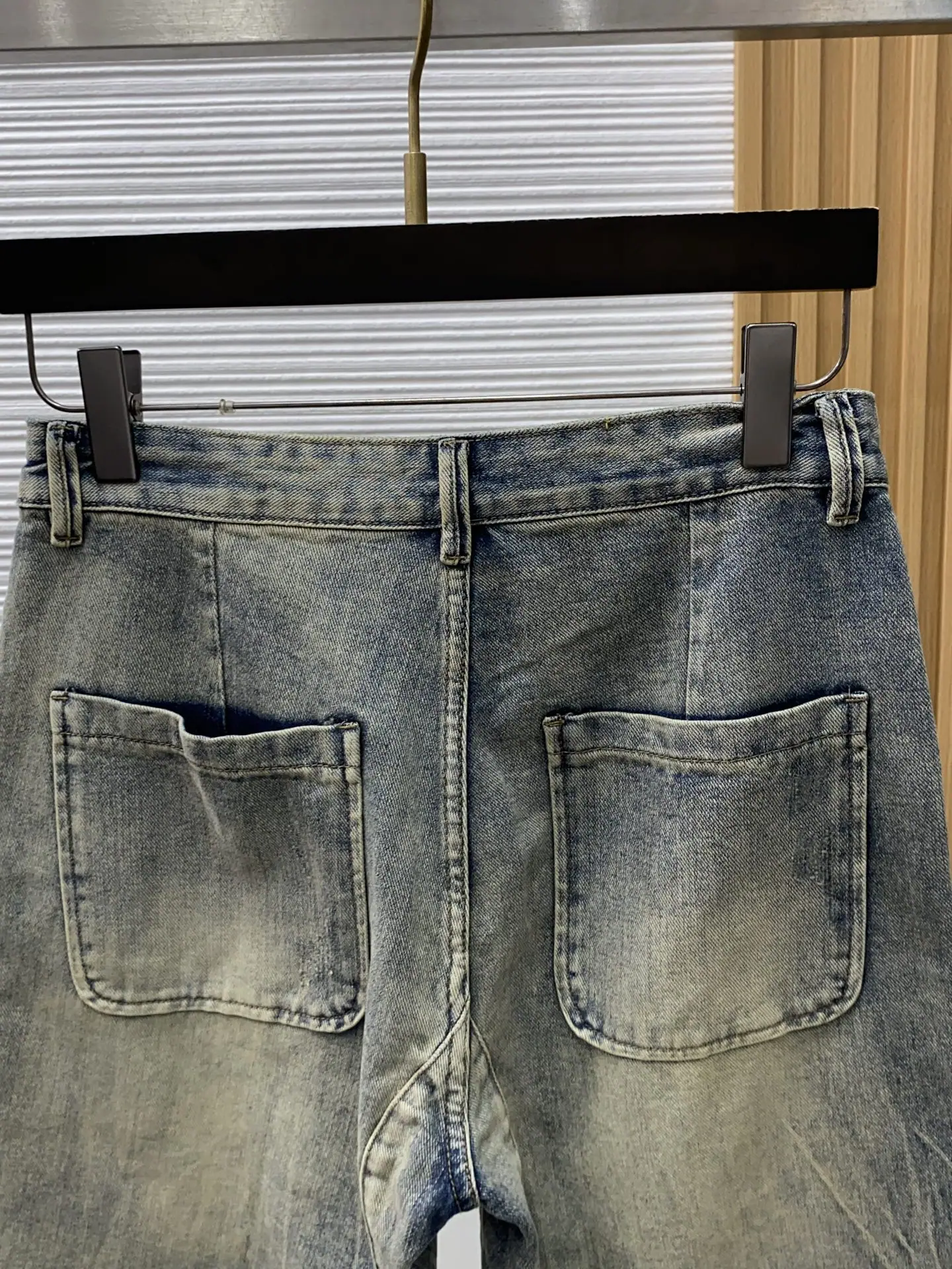 루이비통 데님 남성 반바지 상세 이미지 7
