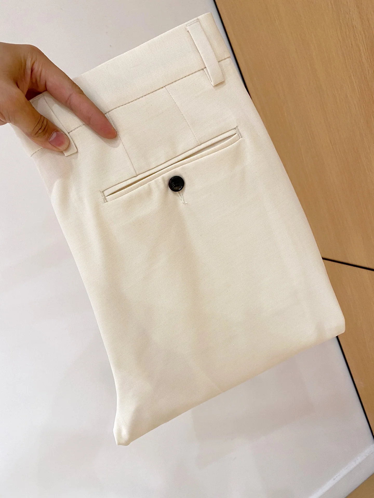 로로피아나 울 혼방 남성 바지 상세 이미지 9