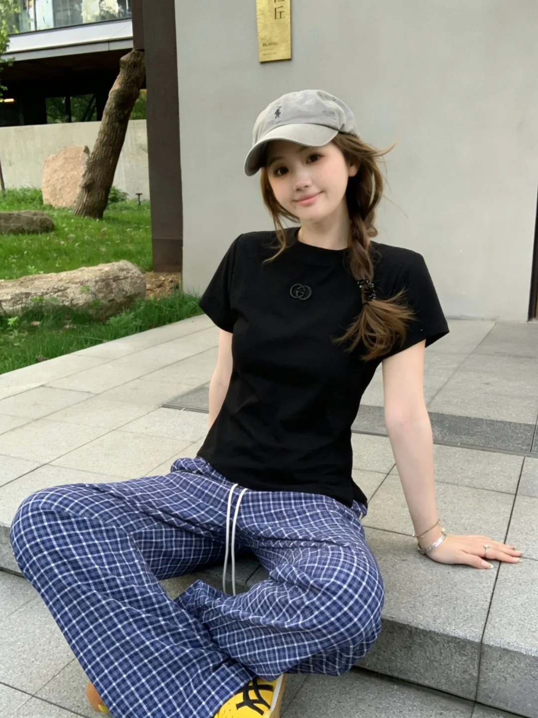 구찌 여성 베이식 반팔 티셔츠 상세 이미지 8
