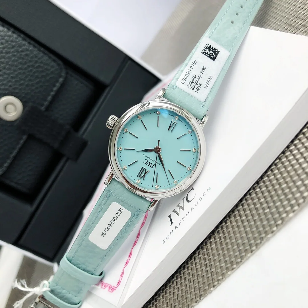 IWC 포트피노 라이트블루 다이얼 여성 시계 상세 이미지 5