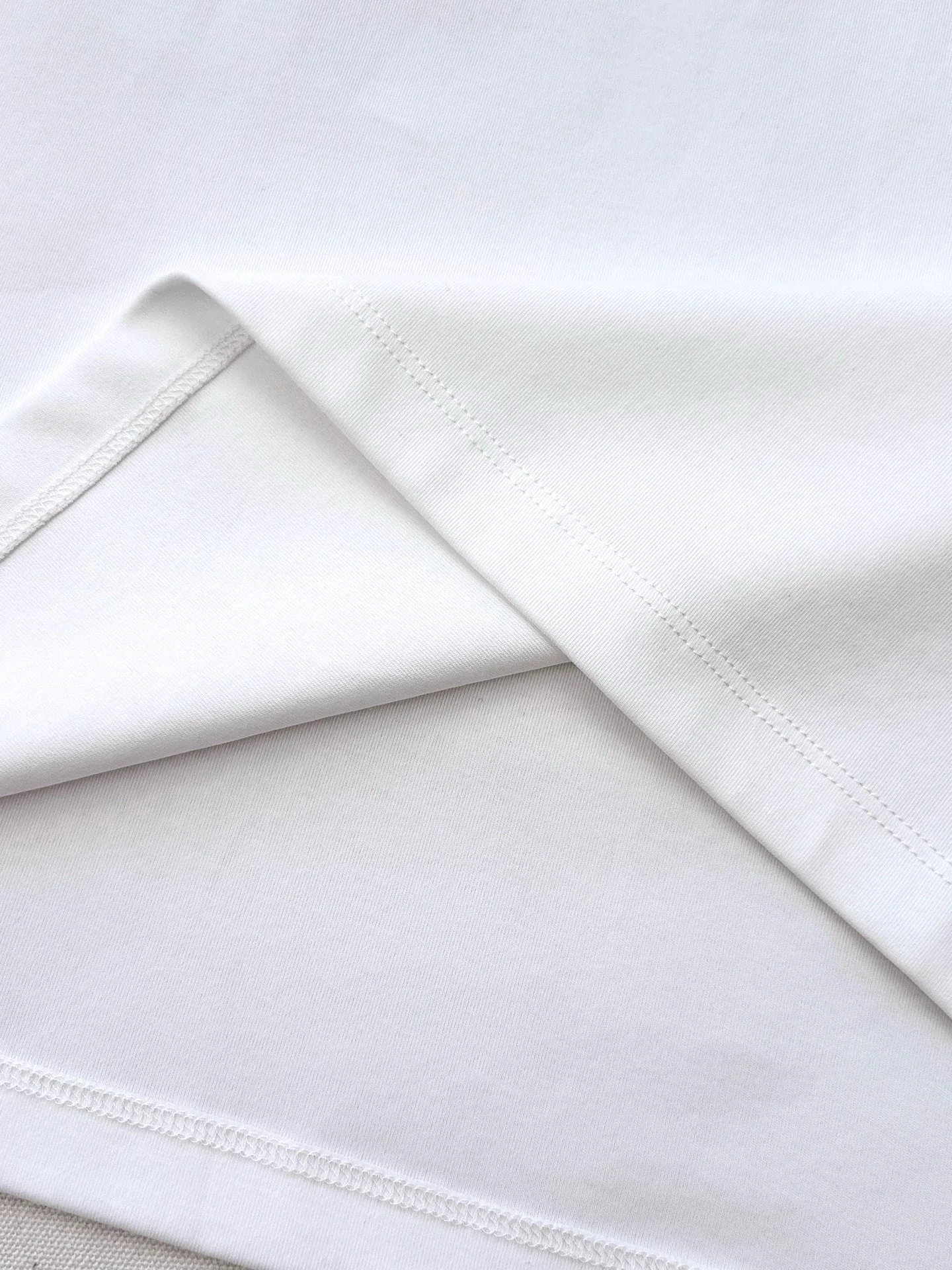에르메스 컬러 블록 크루넥 반팔 셔츠 상세 이미지 5