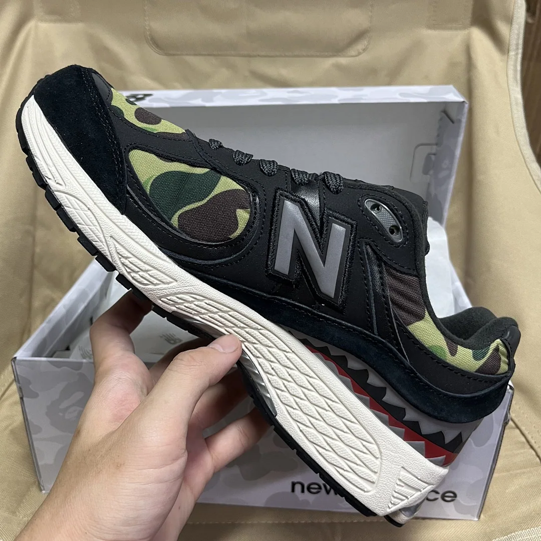 뉴발란스 [TOP] 2002R BAPE M2002RBF 202031 New Balance 2002R BAPE Black 상세 이미지 4