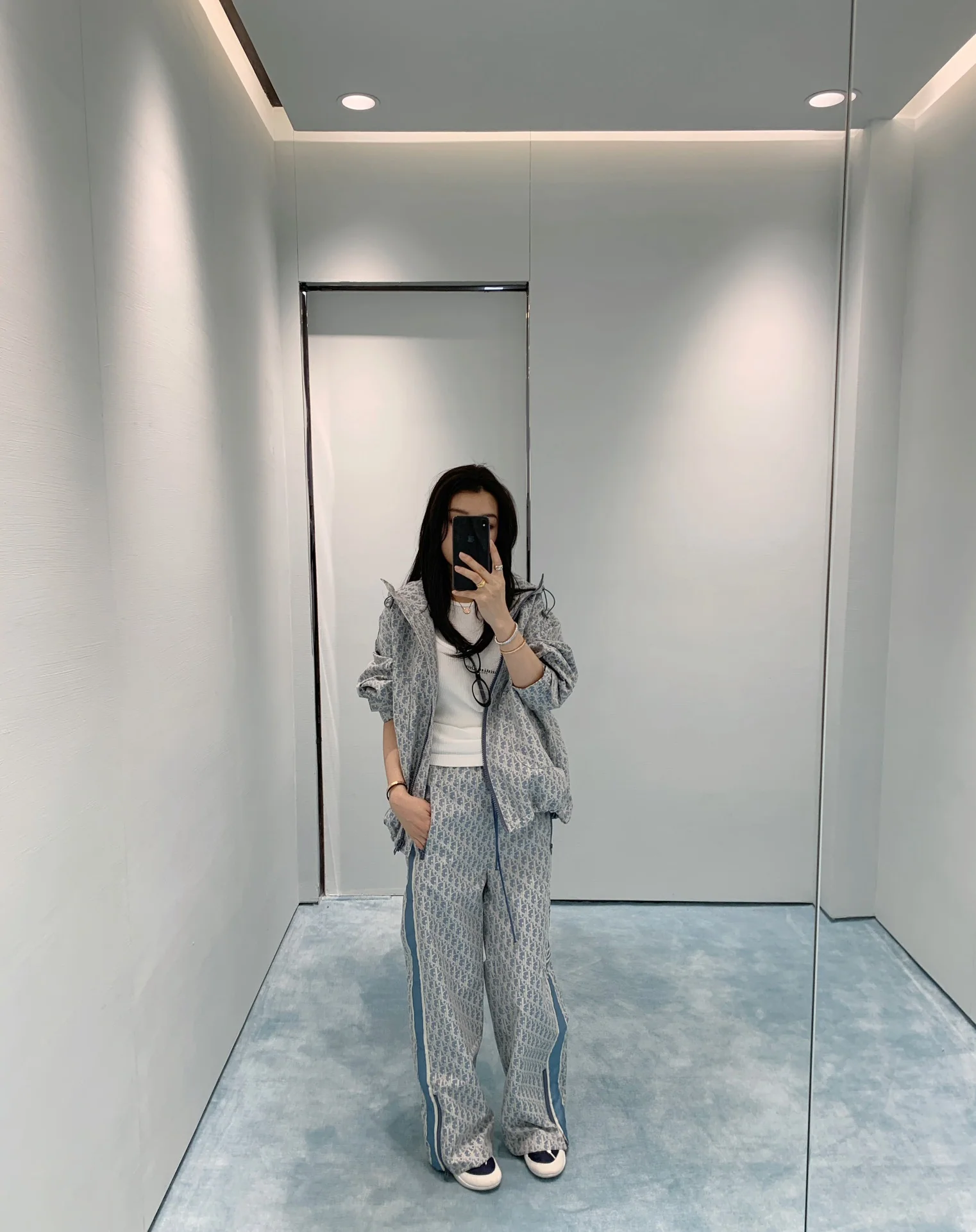 디올 자카드 여자 바지 상세 이미지 4