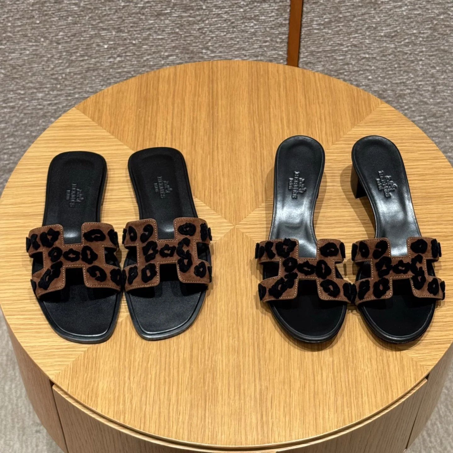 에르메스 오란 샤무아 가죽 슬리퍼 8497 상세 이미지 8