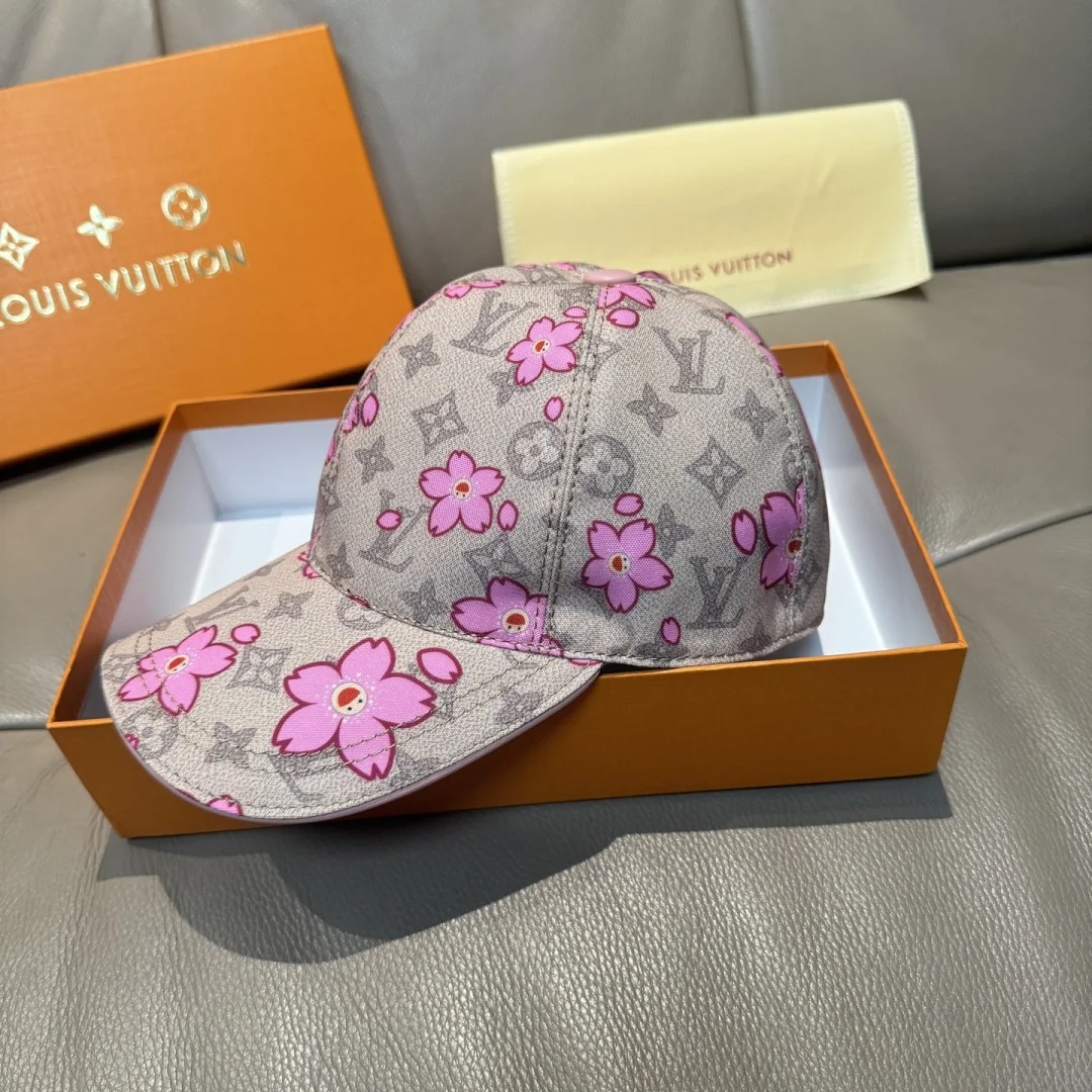 루이비통 모노그램 체리블라썸 베이스볼 캡 상세 이미지 3