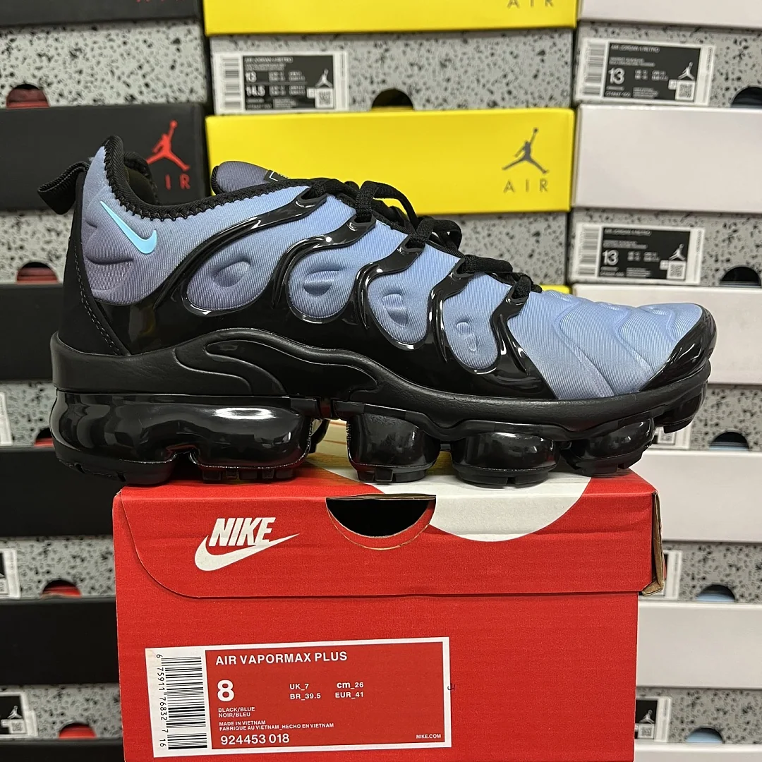 나이키 [OT] 에어 베이퍼맥스 플러스 블랙 블루 924453-018 201591 Nike Air VaporMax Plus Aluminum