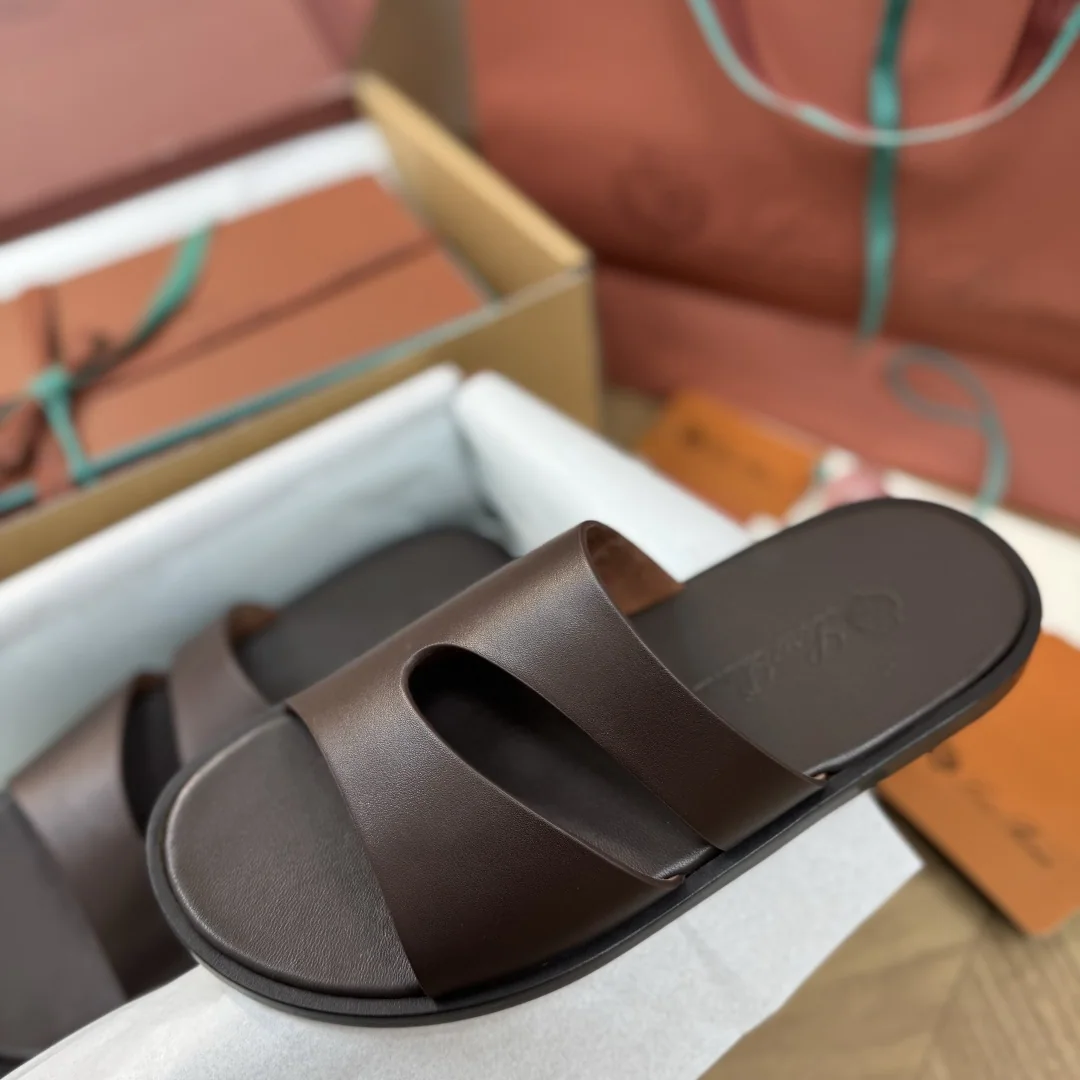 로로피아나 Pilat Plain Walk 가죽 샌들 남성화 상세 이미지 7