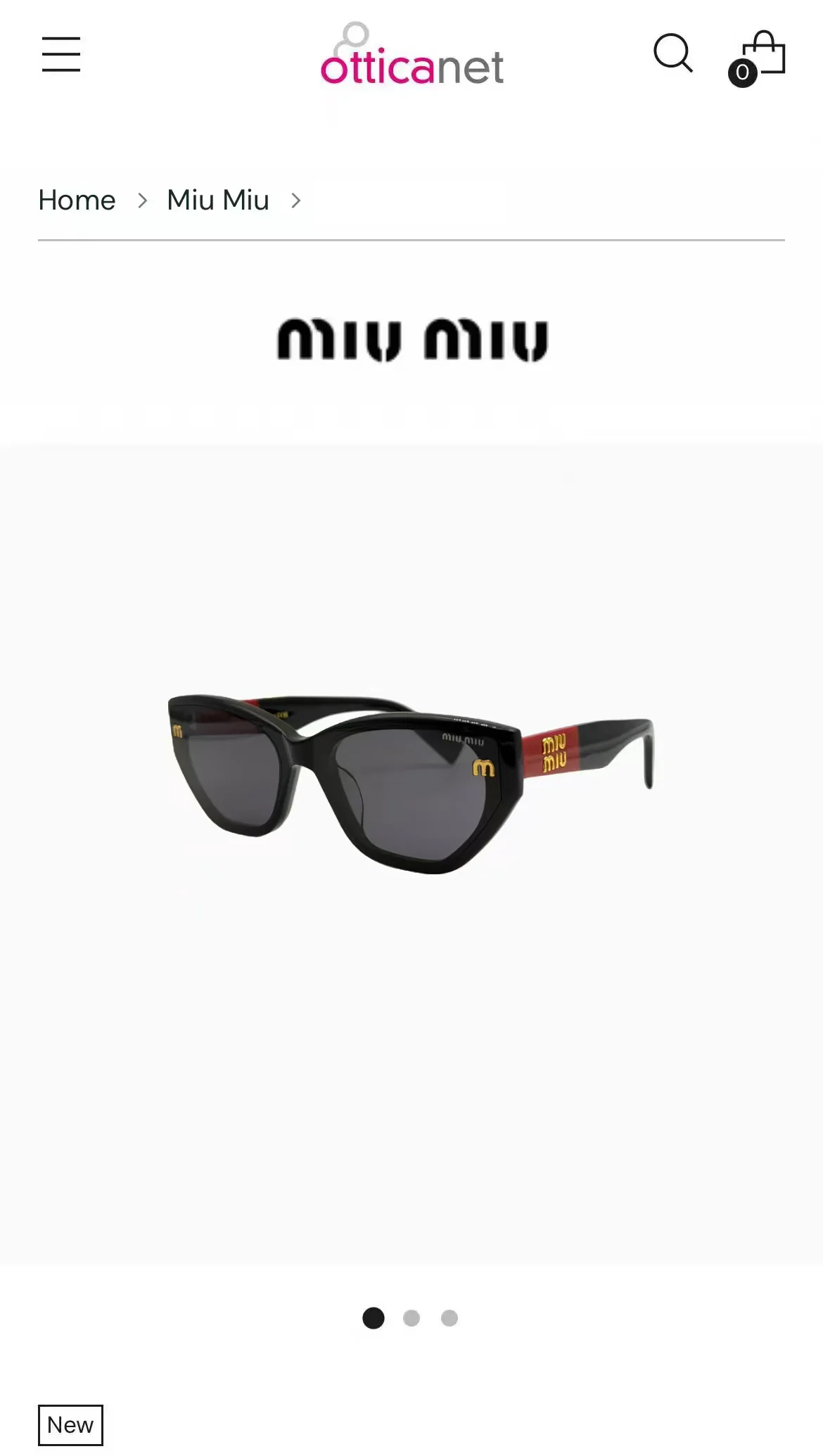 미우미우 MU 66 ZS 선글라스 상세 이미지 5