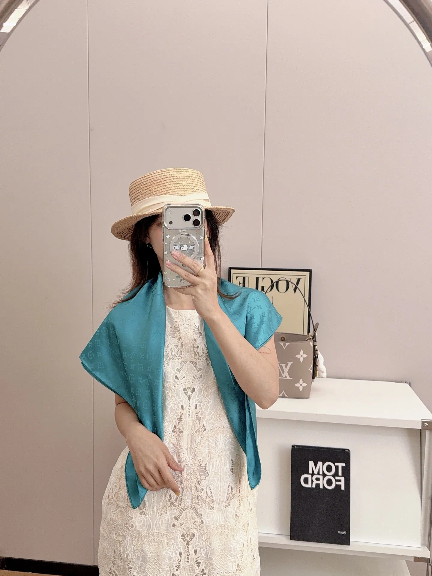 루이비통 트윌 실크 스카프 146454