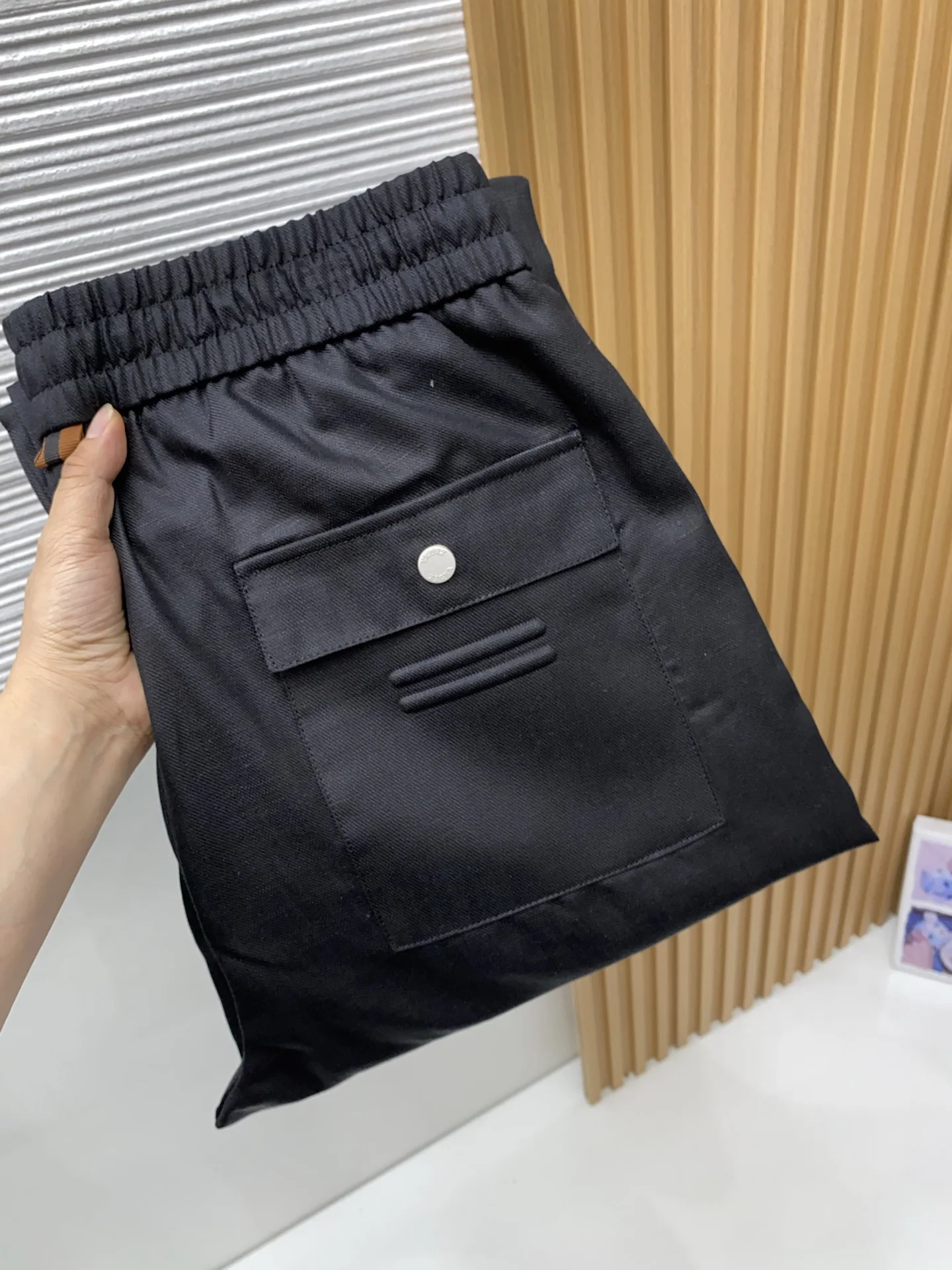 제냐 린넨 코튼 남성 바지 상세 이미지 1