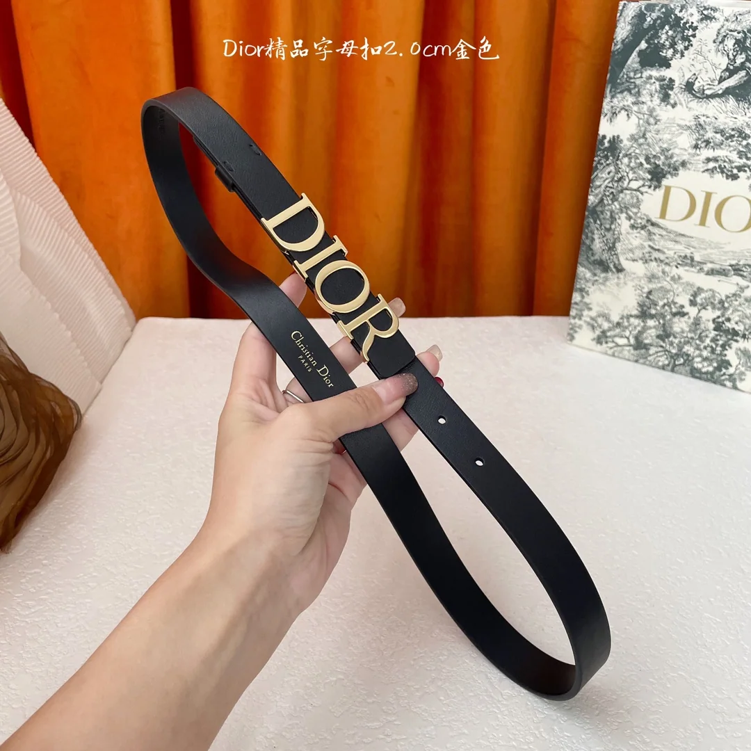 디올 송아지가죽 메탈 버클 벨트 상세 이미지 6