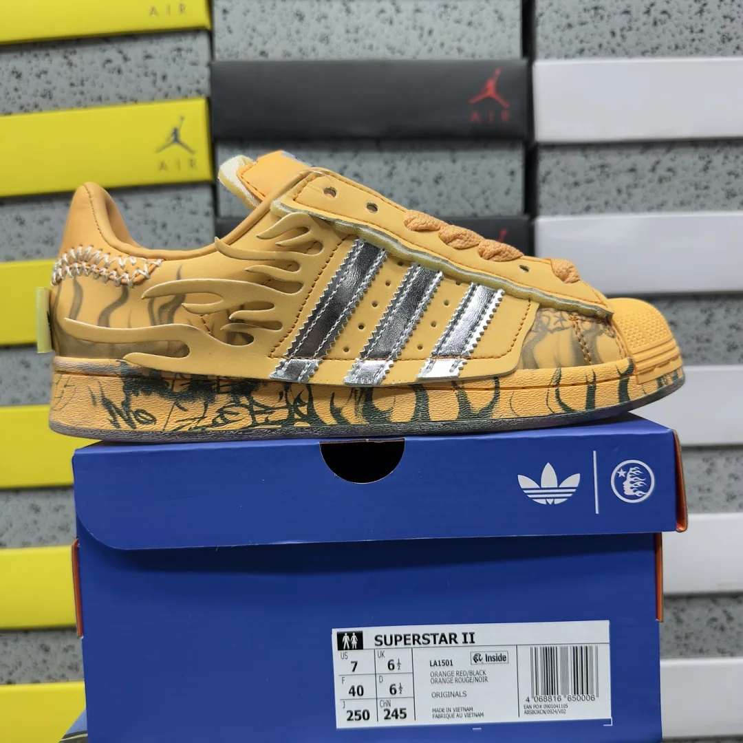 아디다스 [XD] 슈퍼스타 LA1501 200843 Adidas Superstar Hellstar Hazy Orange