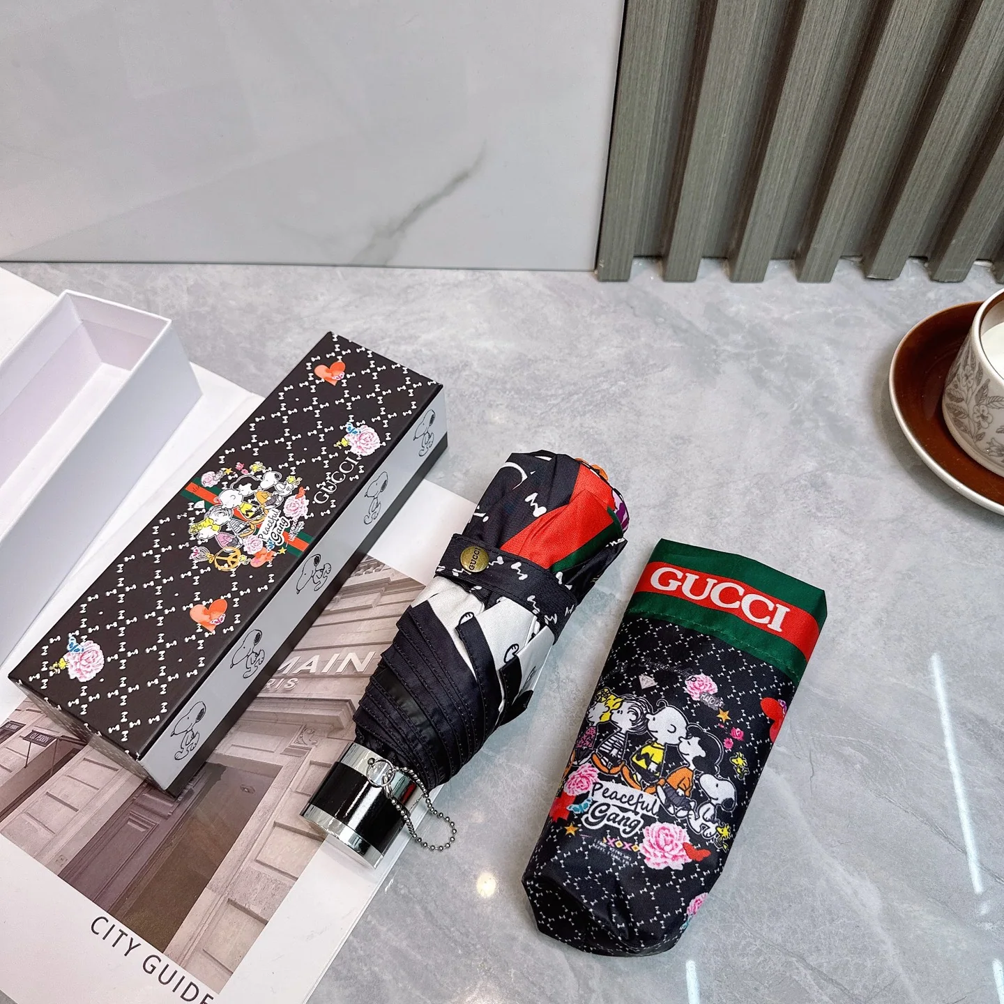 구찌 접이식 양산 우산 상세 이미지 6