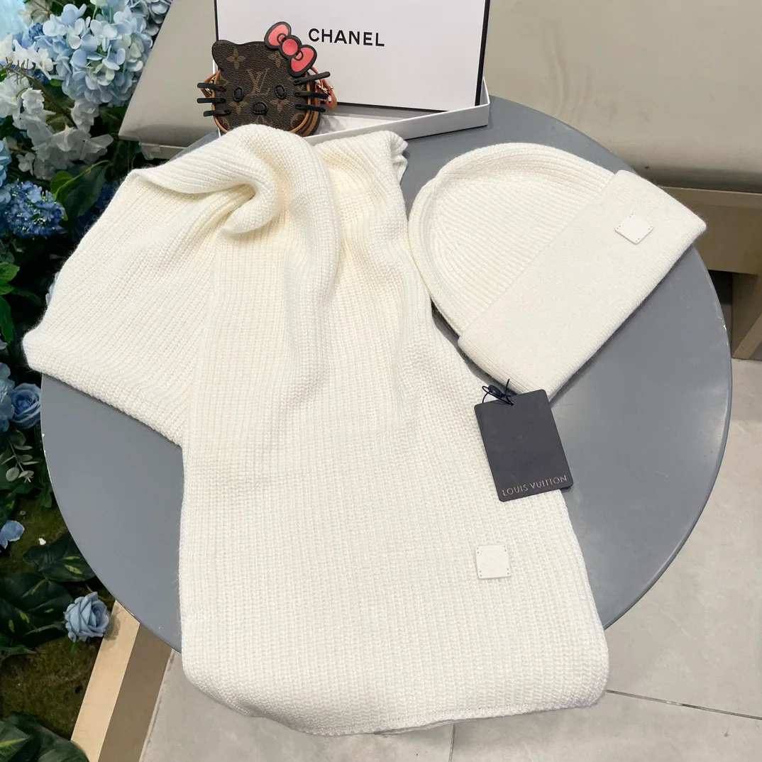 루이비통 울 머플러 세트 모자 상세 이미지 2