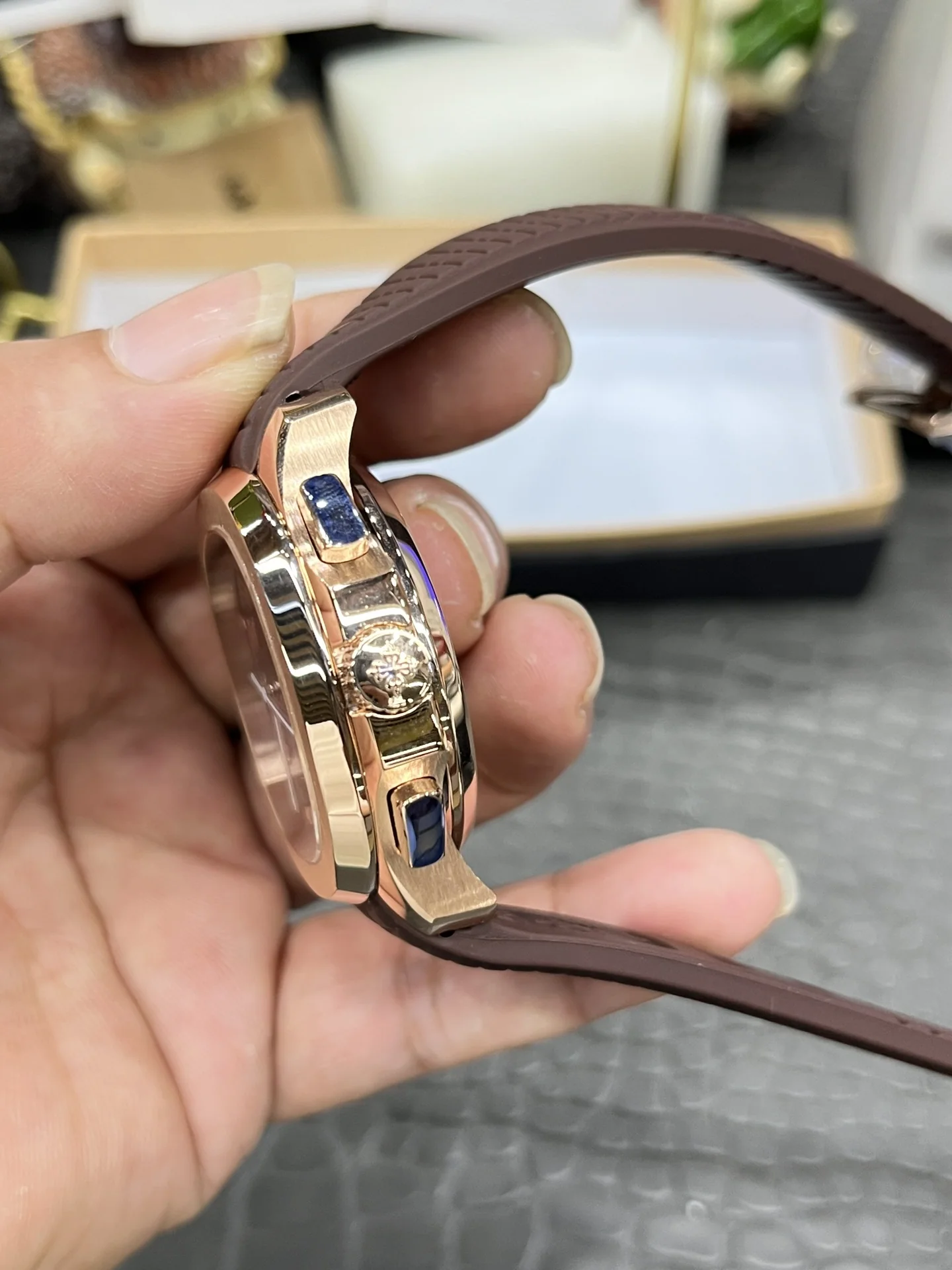 파텍필립 노틸러스 5968 크로노그래프 자동 레플리카 44004 Patek Philippe 상세 이미지 6