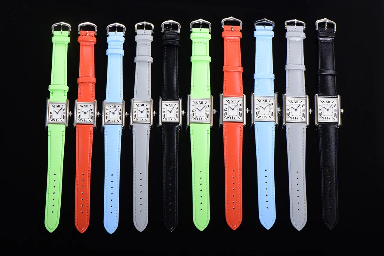 까르띠에 탱크 머스트 초박형 남녀 시계 상세 이미지 1