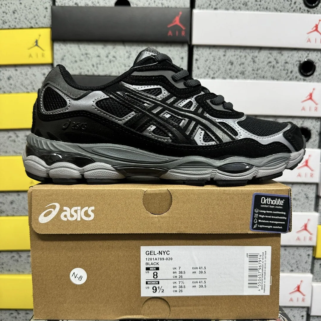 아식스 [WZ] 젤 NYC 1201A789-020 200387 Asics Gel-NYC Graphite Grey Black