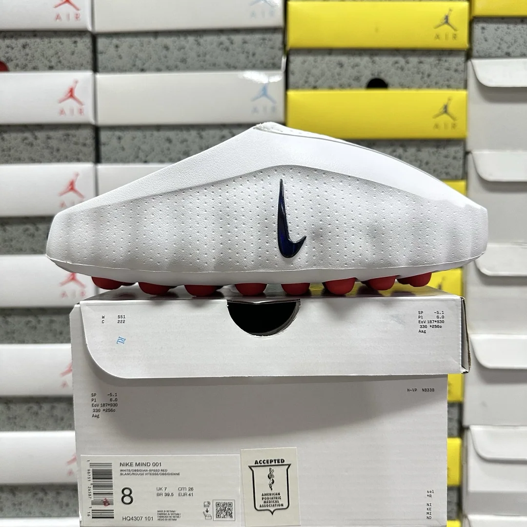 나이키 [M] 마인드 001 슬라이드 HQ4307-101 201420 Nike Mind 001 Slide White Speed Red
