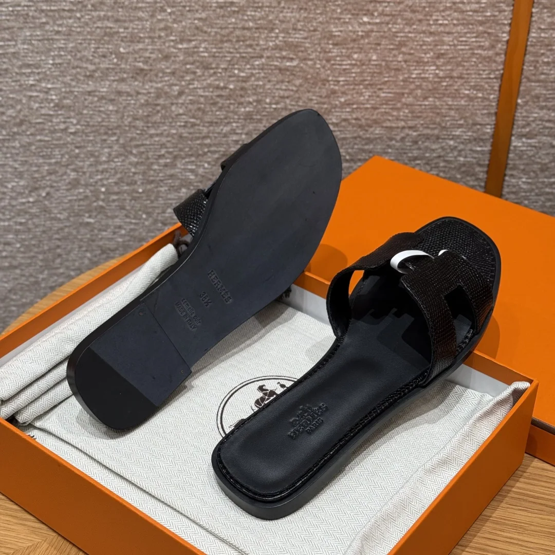 에르메스 오란 도마뱀 가죽 샌들 상세 이미지 7