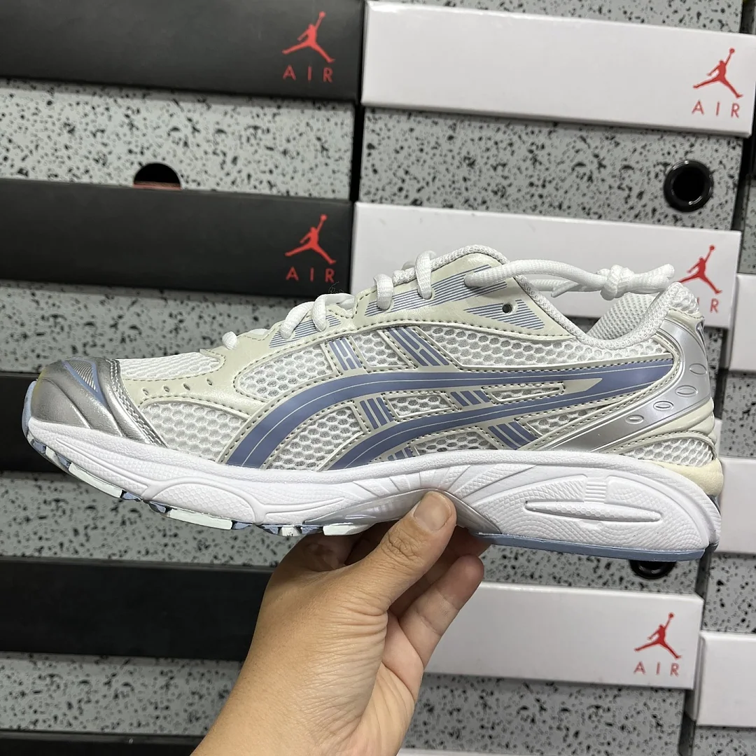 아식스 [TOP] 젤 카야노 14 1203A537-115 200332 Asics Gel-Kayano 14 White Light Navy 상세 이미지 3