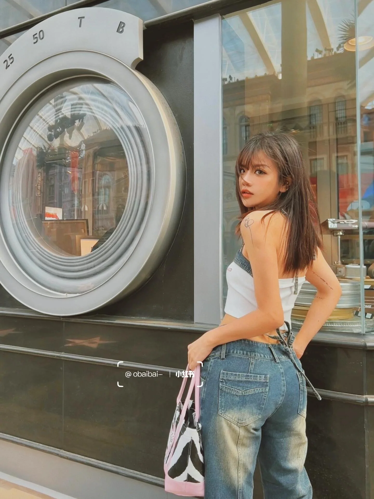 크롬하츠 핑크 제브라 헤어 크로스 토트백 상세 이미지 16