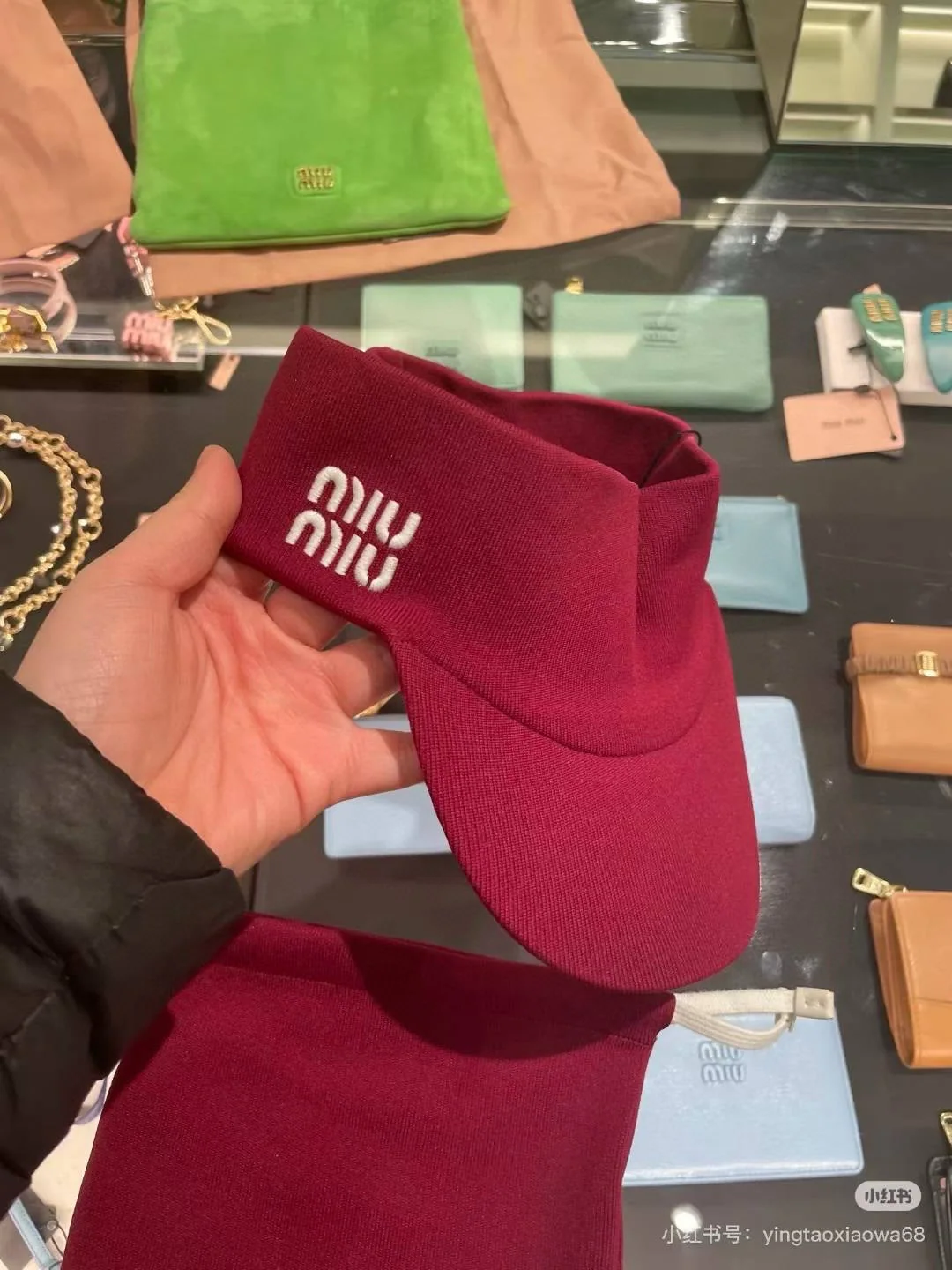 미우미우 모자 80917 Miu Miu Cap 상세 이미지 7