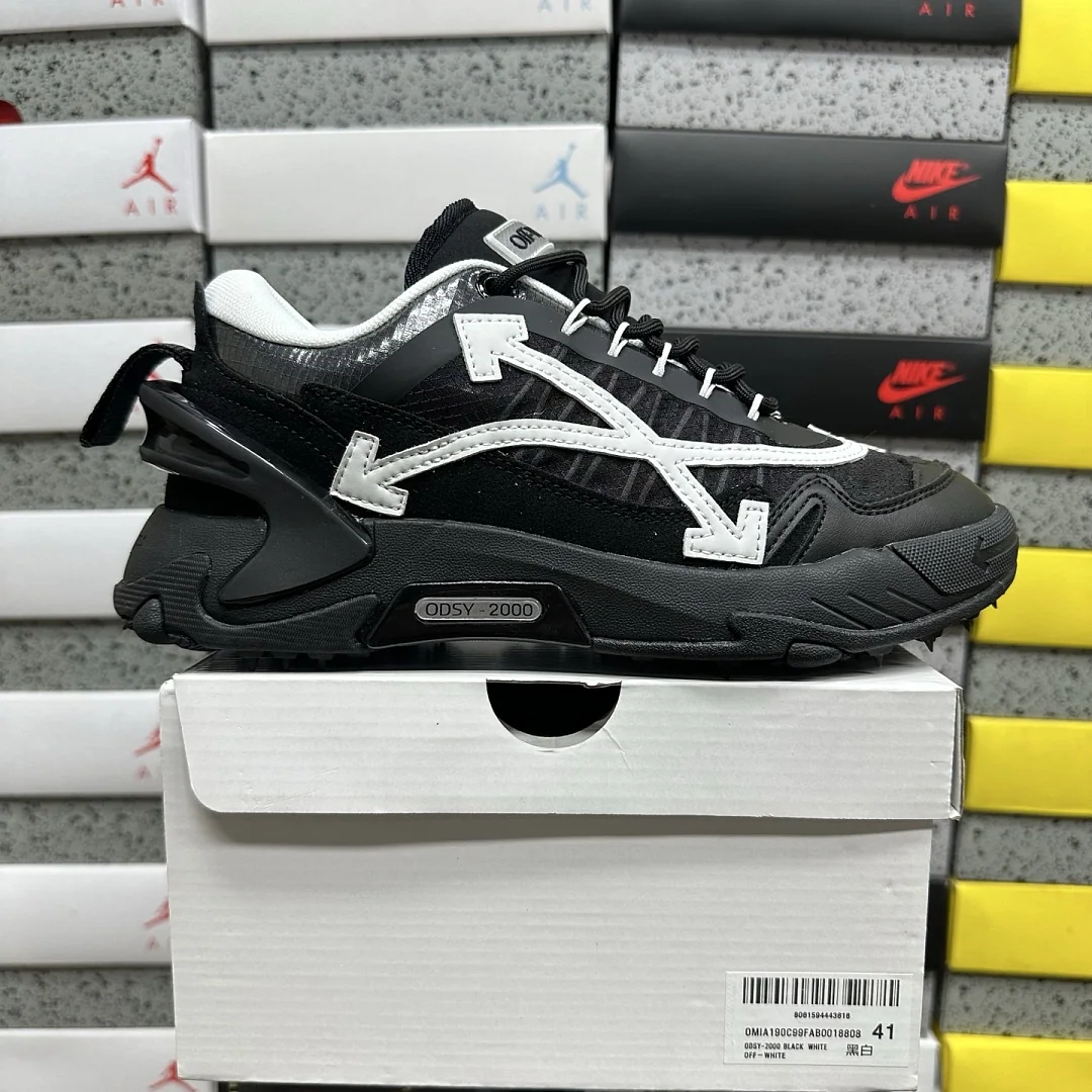 오프화이트 [GZ] 오디세이 2000 블랙 화이트 202481 Off White Odsy-2000