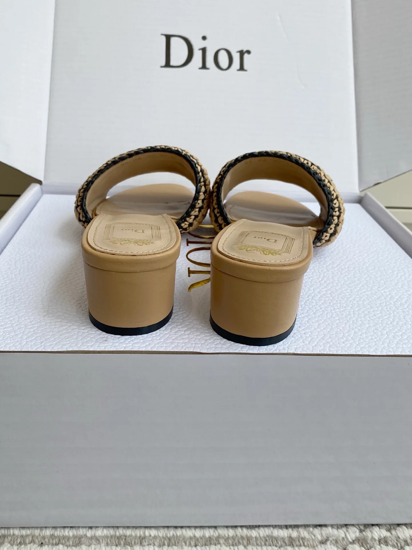 디올 우븐 라피아 샌들 상세 이미지 8