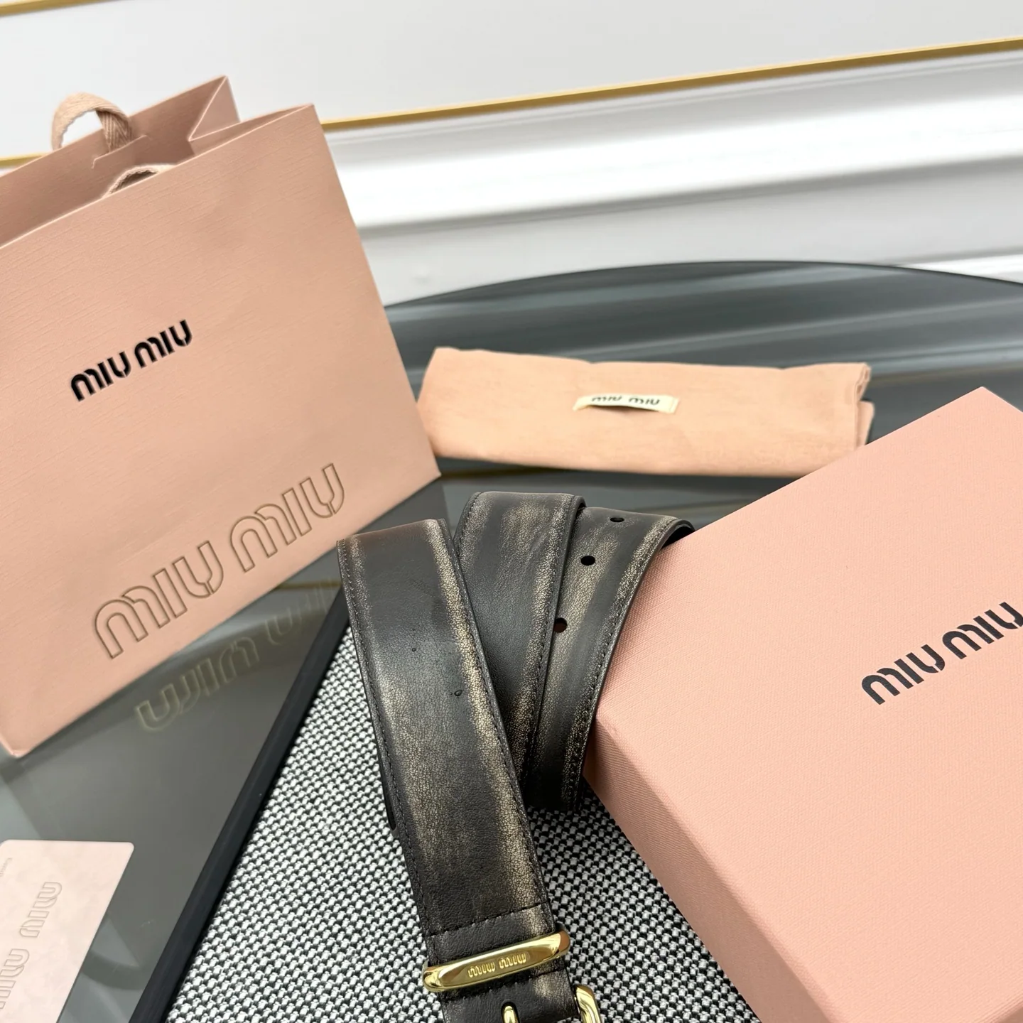 미우미우 벨트 57912 Miu Miu Belt 상세 이미지 5