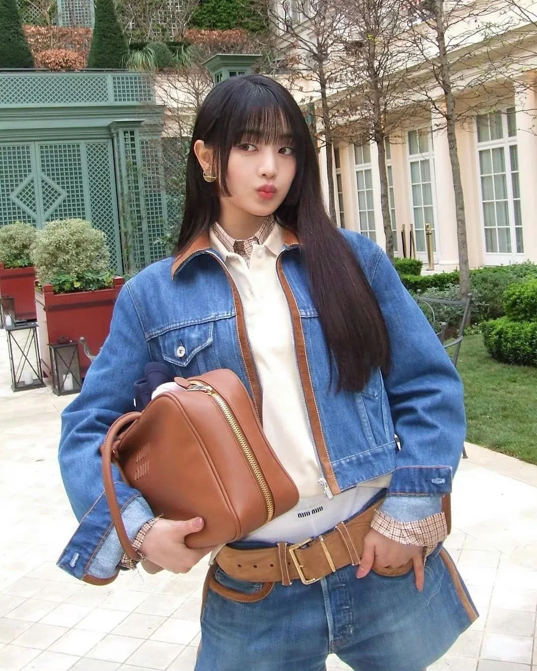 미우미우 메탈릭 클립온 귀걸이 상세 이미지 2