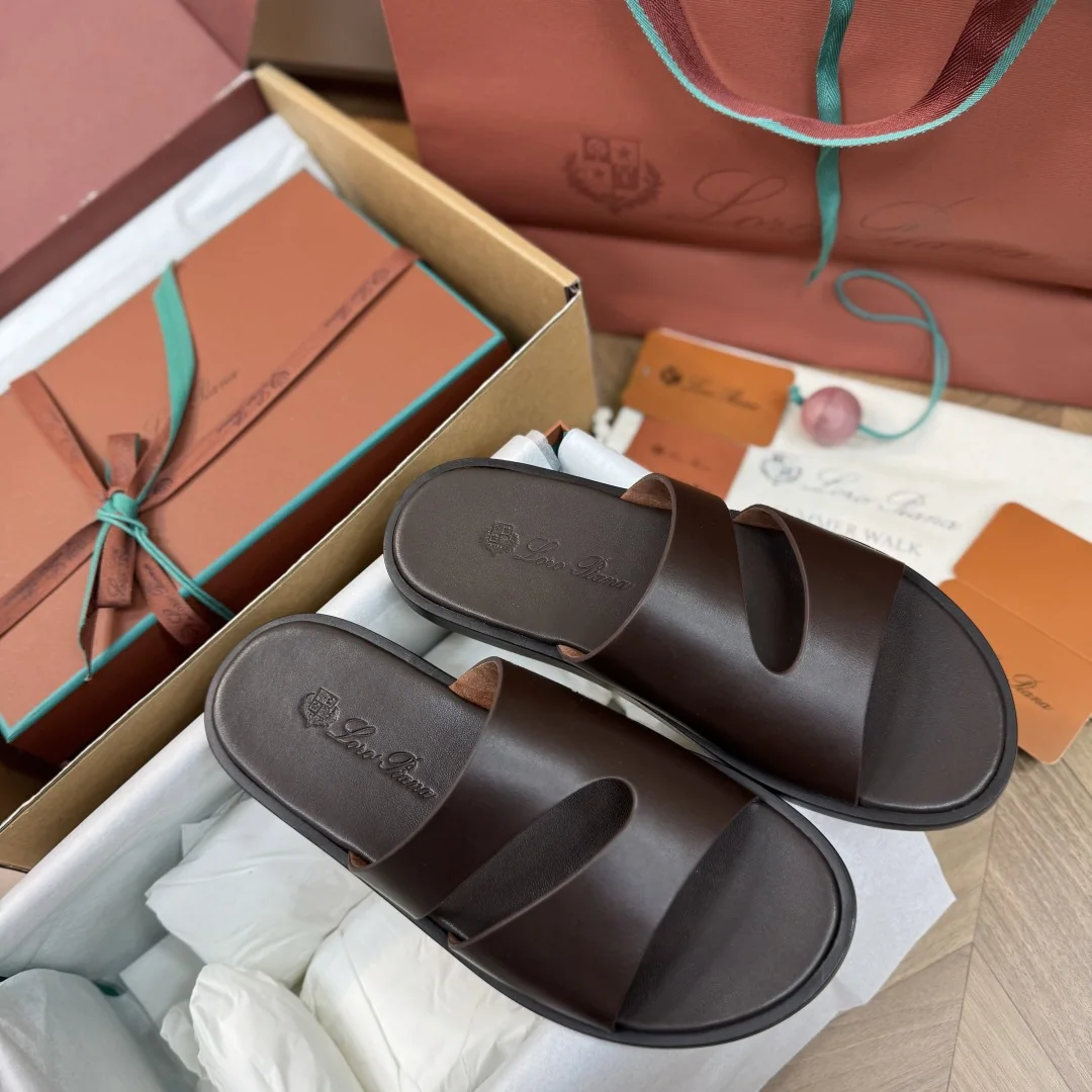 로로피아나 Pilat Plain Walk 가죽 샌들 남성화 상세 이미지 1