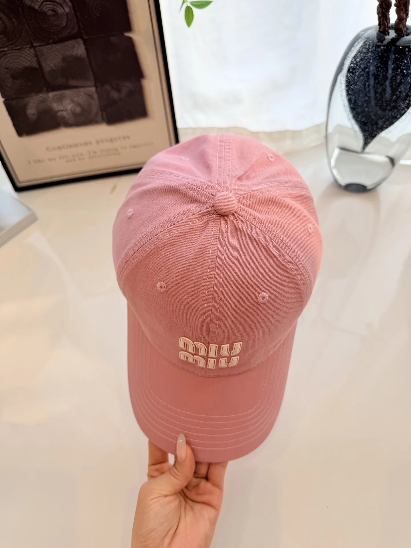 미우미우 모자 80794 Miu Miu Cap 상세 이미지 5